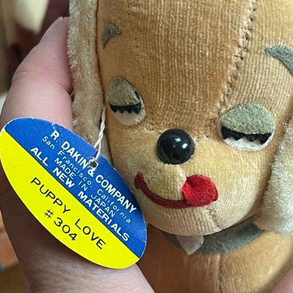 Lot of 9 small vintage 1960s stuffed animals - dream pets, kamar, forsum, jestia - Picture 2 of 14